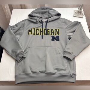 Michigan Wolverines Gray Hoodie